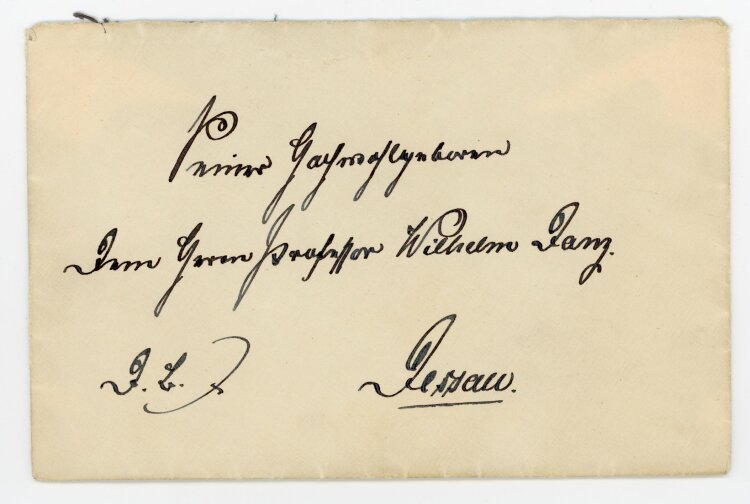 Brief von Prinz Aribert von Anhalt an Wilhelm Danz - 17.7.1924