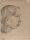 Monogrammist C.P. - Mädchenkopf mit Haarspangen - Bleistiftzeichnung - 1932