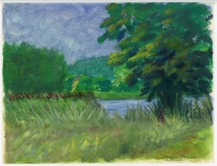 unbekannt - Plöner See in Dersau - Acryl - o.J.