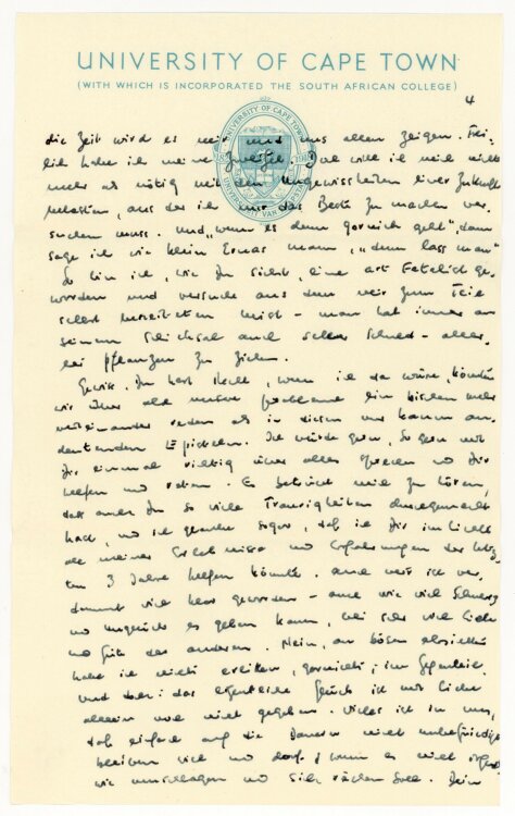 Hermann Brief an Lotti (Liebesbrief) - 24.10.1951