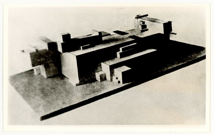 Unbekannt - Kazimir Malevich, Modell, Suprematist architecton - Fotografie, Reproduktion - o.J.
