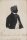 Unbekannt - Kneipbild/ Männerporträt - Schattenriss - 1850