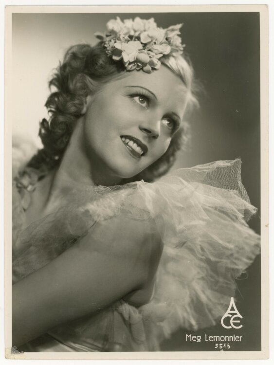 Pressebilder ACE - Sängerin Meg Lemonnier (1905-1988) -  - o.J.