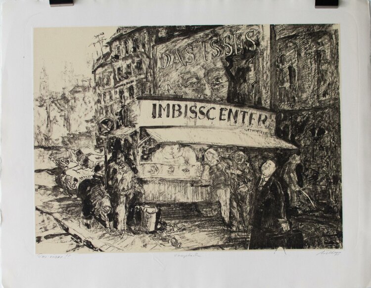 Bernt Wilke - Das Isses!? - Lithografie - 1993