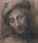 Unbekannt - Porträt mit Baskenmütze - Pastell - o.J.