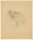 Unbekannt - Faltenwurf (Studienzeichnung) - Bleistiftzeichnung - um 1840