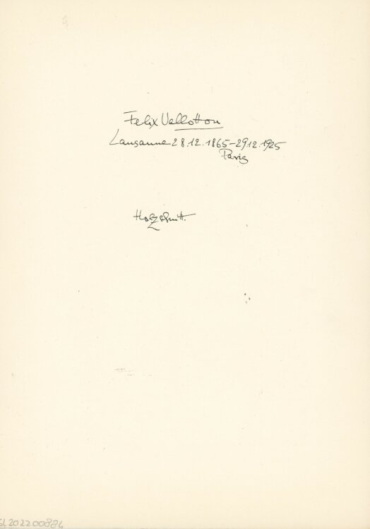 Felix Vallotton - Porträt Puvis de Chavannes - Holzschnitt - 1899