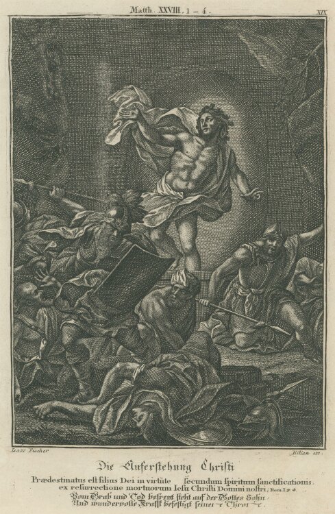 Philipp Andreas Kilian - Die Auferstehung Christi - 1758...