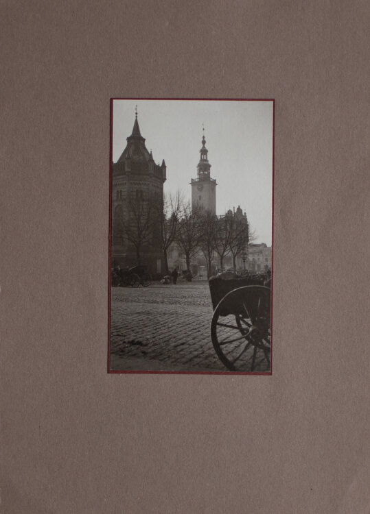Unbekannt - Ansicht Chelmno Kulm (Polen / Westpreußen) Rathaus Wasserturm Original Fotografie Abzug - 1913 - Fotografie