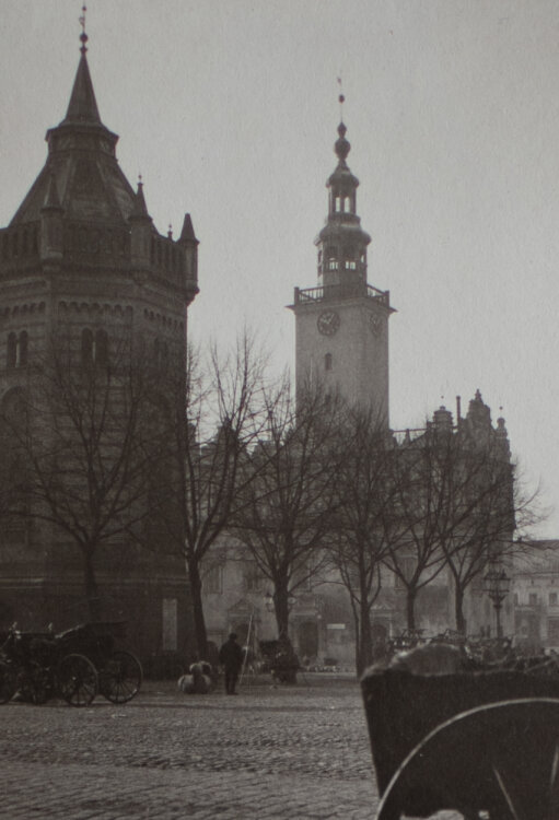 Unbekannt - Ansicht Chelmno Kulm (Polen / Westpreußen) Rathaus Wasserturm Original Fotografie Abzug - 1913 - Fotografie