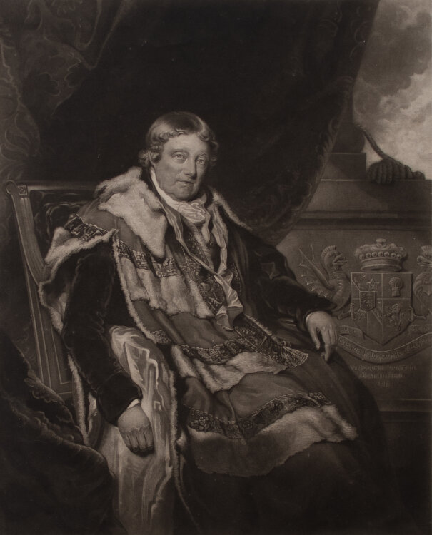 William Say - Viscount Curzon - 1818 - Mezzotinto