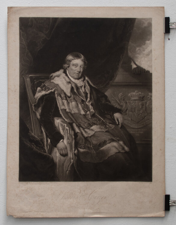 William Say - Viscount Curzon - 1818 - Mezzotinto