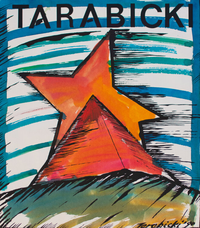 Przemyslaw Cerebiez-Tarabicki - Stern - 1990 - Aquarell...