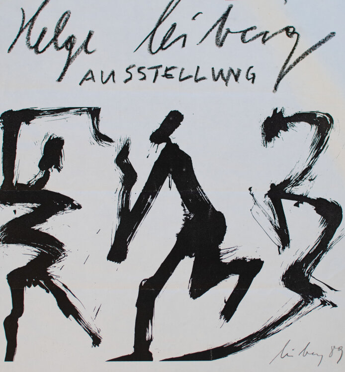 Helge Leiberg - Tanzfiguren - 1989 - Lithografie