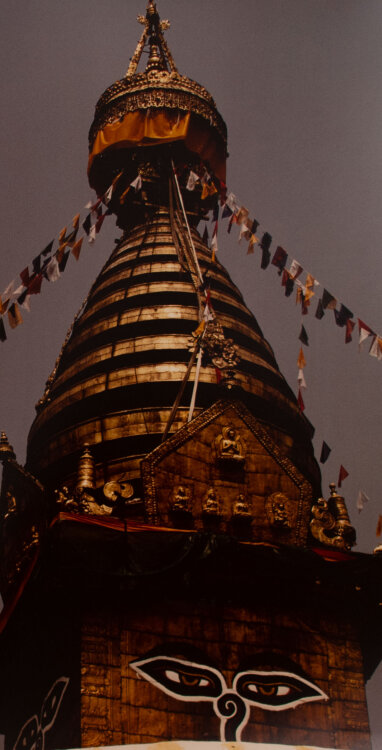 Unbekannt - Swayambhunath Stupa, Kathmandu, Nepal - 1989 - Fotografie