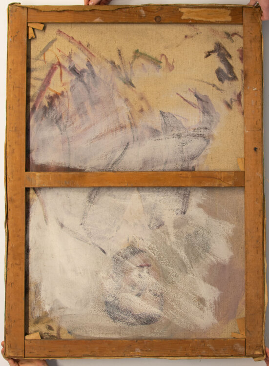 Willi Schmid - Frauenbildnis mit weißer Lilie - 1938 - Öl auf Leinwand