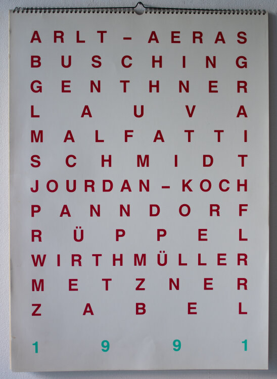 Kulturwerk des BBK Berlin: Arlt-Aeras; Busching;...