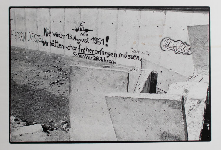 Uwe J. Haack - Berliner Mauer - 1990 - Fotografie