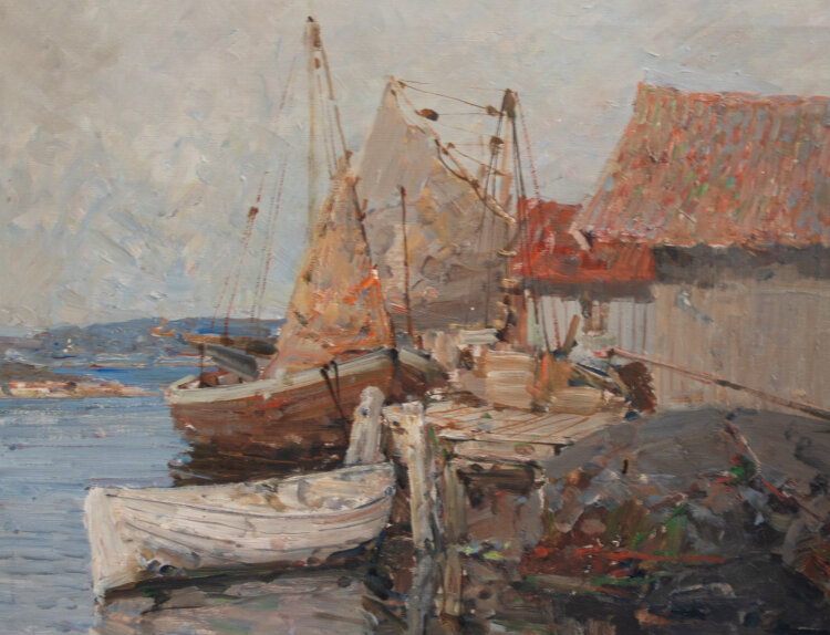 Hugo Öfverström - Hafen - o.J. - Malerei