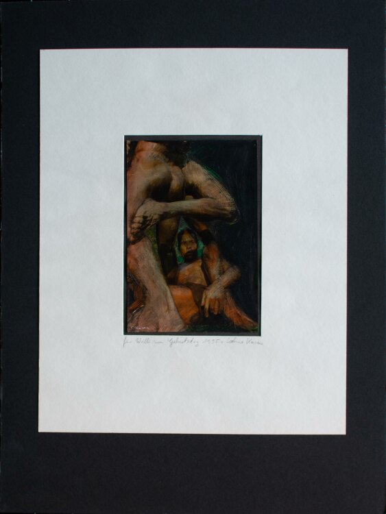 Sabine Kasan - Frauenakt mit Männerbeine - 1995 - Collage