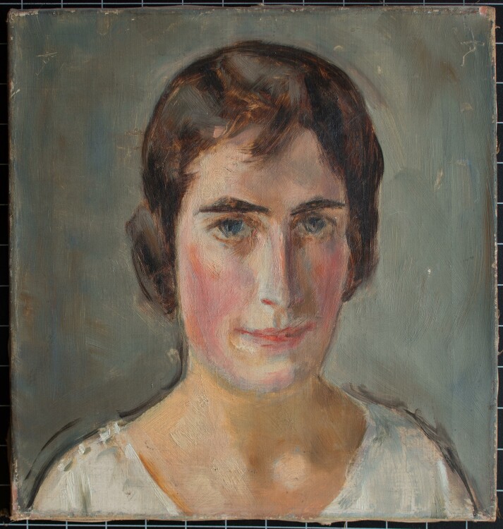 Albert Haueisen - Frauenporträt, Bildnis-Studie - 1911 - Öl auf Leinwand