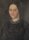 unbekannt - Frauenporträt, Biedermeier - um 1850 - Öl auf Leinwand