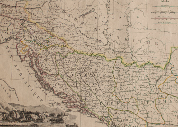 Jean-Baptiste Marie Chamouin - Provinces Illyriennes Servie et Bosnie - 1812 - Kupferstich