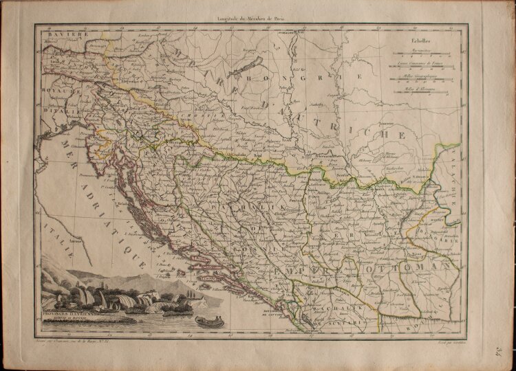 Jean-Baptiste Marie Chamouin - Provinces Illyriennes Servie et Bosnie - 1812 - Kupferstich