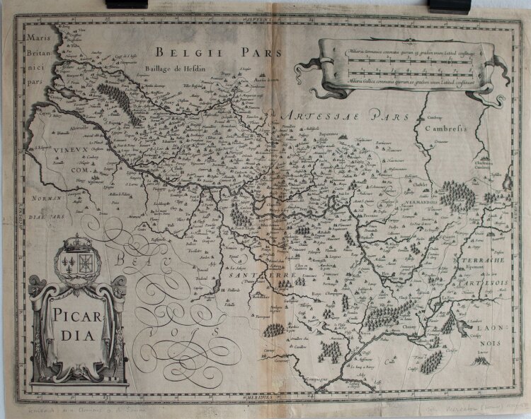 Gerhard Mercator - Picardia - 1636 - Kupferstich