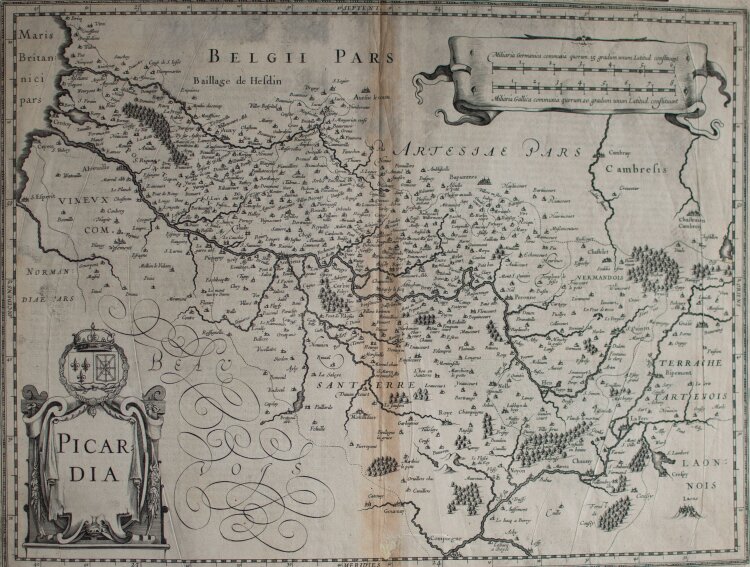 Gerhard Mercator - Picardia - 1636 - Kupferstich