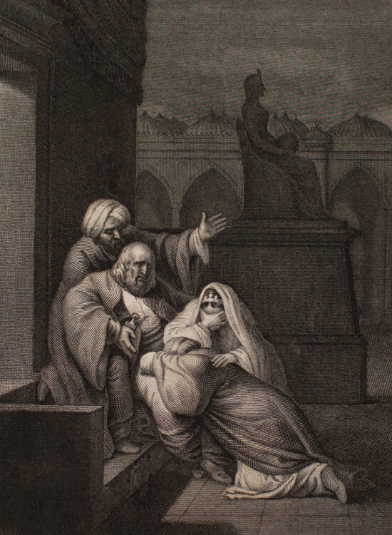Achille Lefèvre - Mahomet, Stück von Voltaire - um 1850 - Radierung