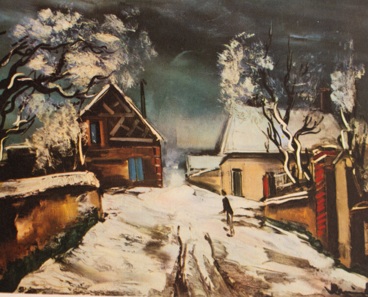 Nach Maurice de Vlaminck - Schneelandschaft - o.J. - Reproduktion,  C-Print