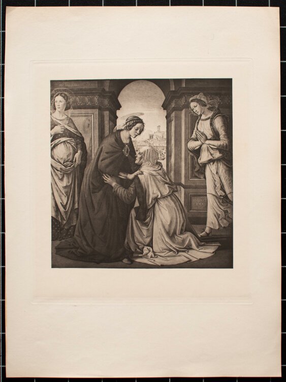 Nach Domenico Ghirlandaio - Die Heimsuchung (Visitazione)...