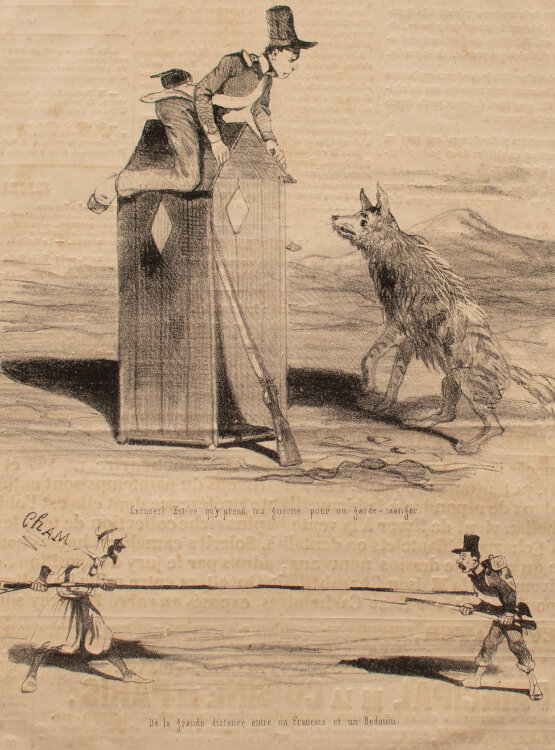 Cham, Amédée Charles Henri de Noé - Moeurs Algériennes, Türkische Chinoiserien - 1844 - Lithografie