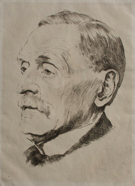 Konrad Böse - Porträt Wilhelm von Bode, Berlin - o.J. - Radierung