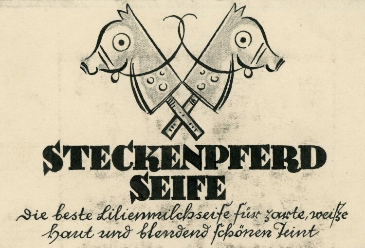 Unbekannt - Logo Steckenpferdseife - o.J. - Tuschezeichnung