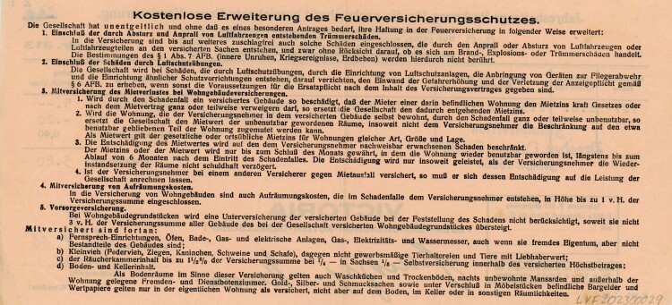 Victoria Feuer-Versicherungs-Actien-Gesellschaft Filialdirektion Dresden - Rechnung - 01.06.1938