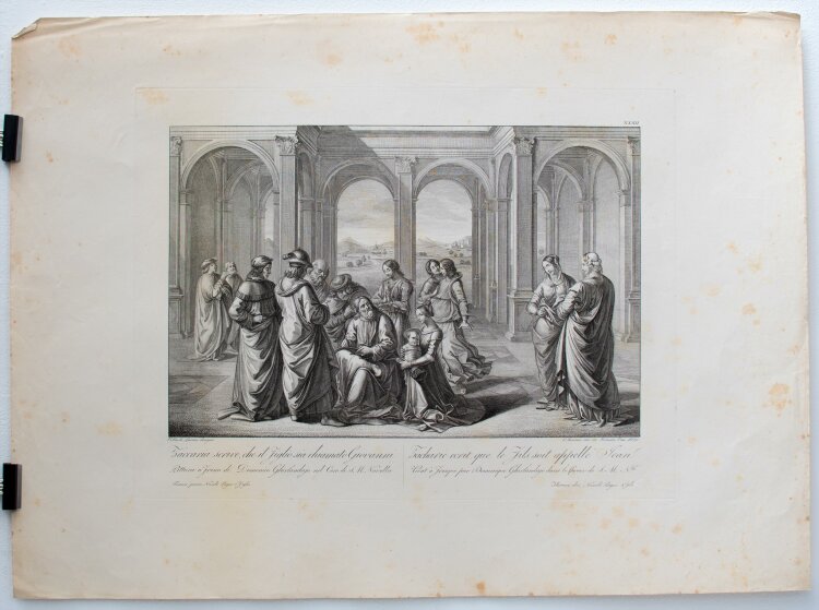 Carlo Lasinio - Benennung des Hl. Johannes des Täufers - 1800-1849 - Kupferstich