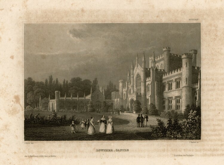 unbekannt - Lowther Castle in Westmorland England - o.J. - Stahlstich