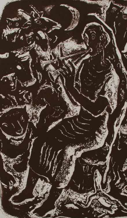 Willi Geiger - Orpheus - 1957 - Lithografie