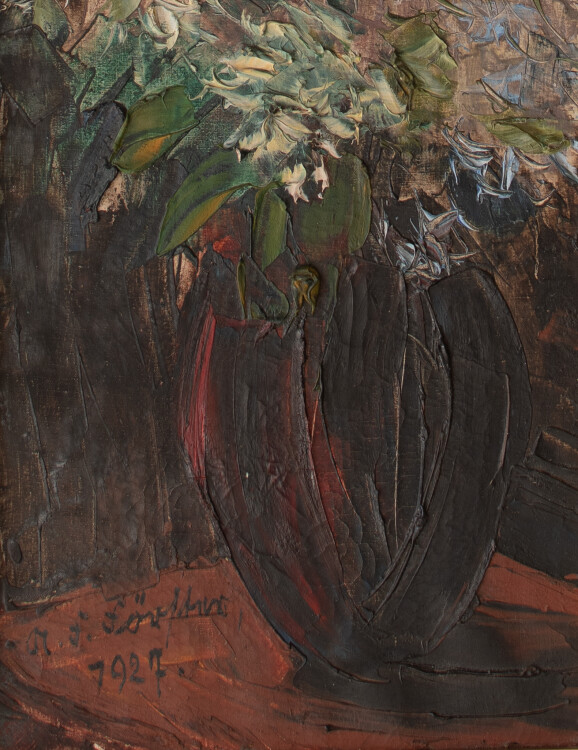 Arthur Fedor Förster - Blumen in der Vase - 1927 - Öl auf Leinwand