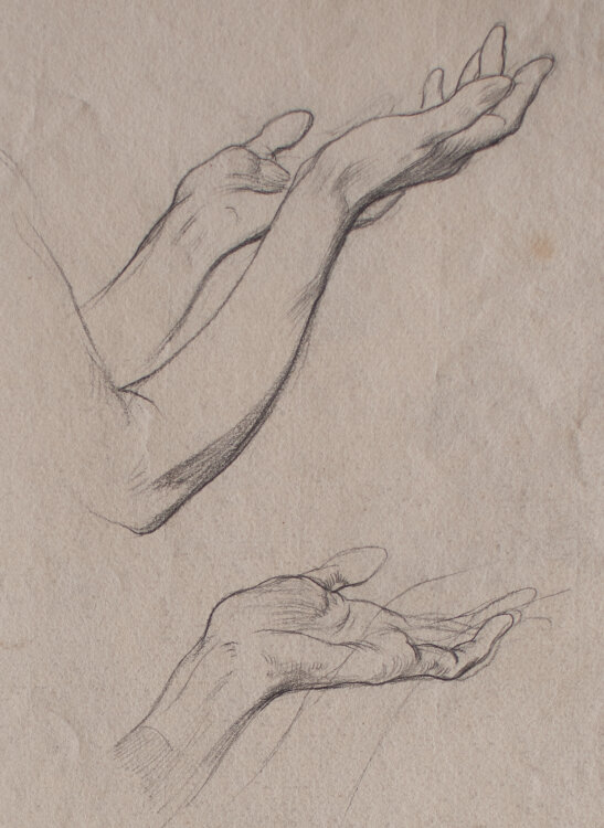 Martin von Feuerstein - Handstudien - o.J. - Bleistift
