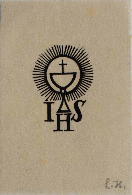 Luise Hoff - Christliche Symbole - um 1930 - Holzschnitt