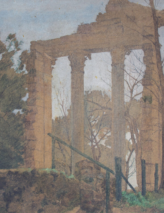 Romuald Baur - Forum Romanum - 1904 - Aquarell auf Malpappe