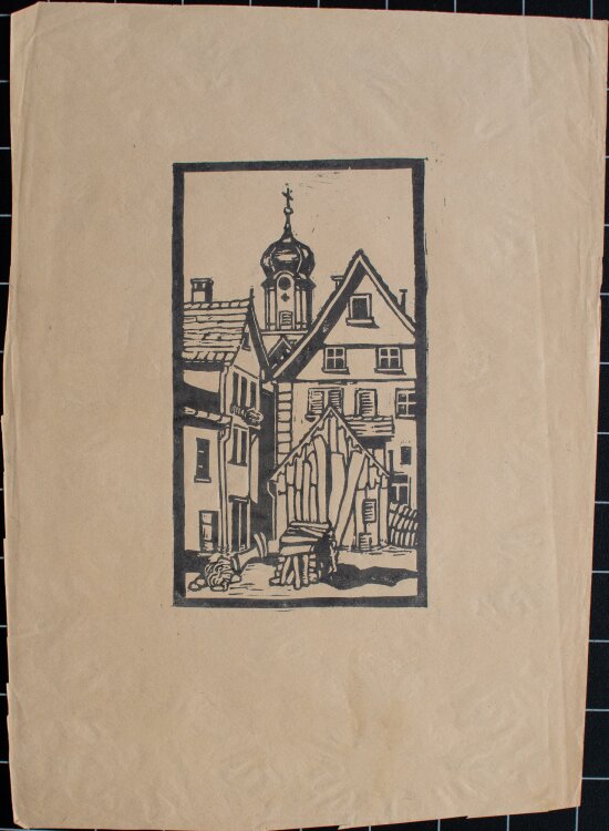 unbekannt - Altstadt - Anfang 20. Jahrhundert - Holzschnitt