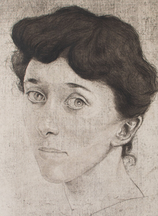 Marie Stein-Ranke - Frauenporträt, Frieda Stein - 1903 - Radierung