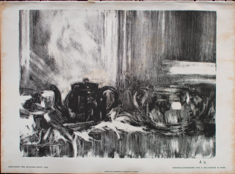 Albert de Belleroche - Abstrahierte Stillleben - 1903 - Lithografie