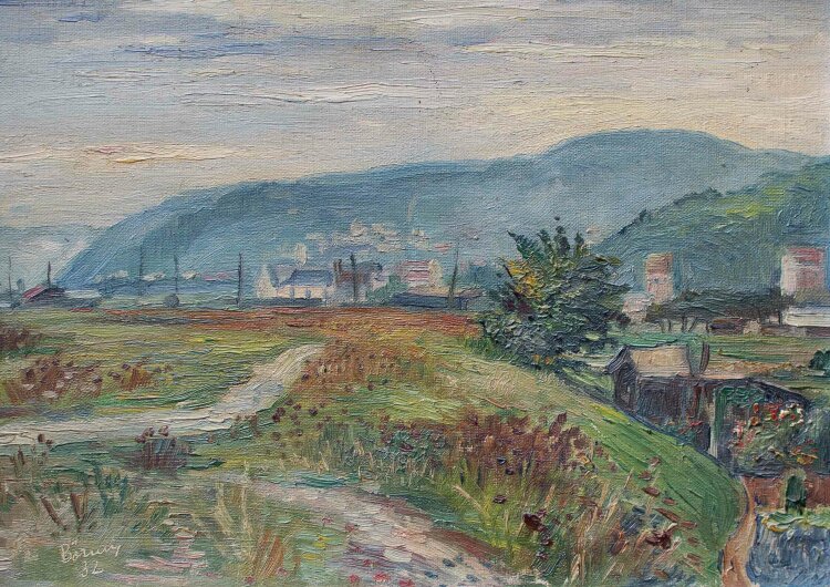 Emil Paul Börner - Landschaft - 1932 - Öl auf Leinwand