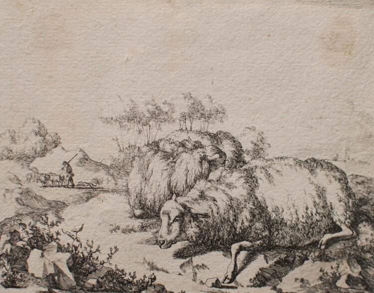 Marcus de Bye - Pastorale Szene - 1790 - Kupferstich