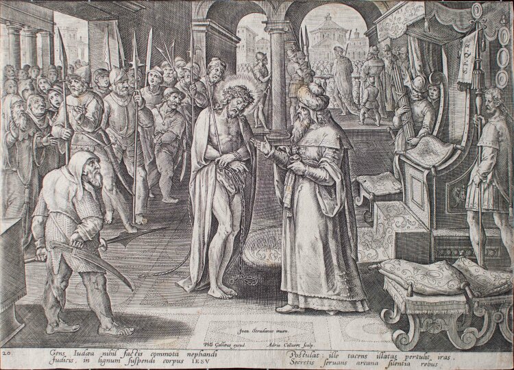 Philipp Galle - Pilatus befragt Chirstus ein letztes Mal...